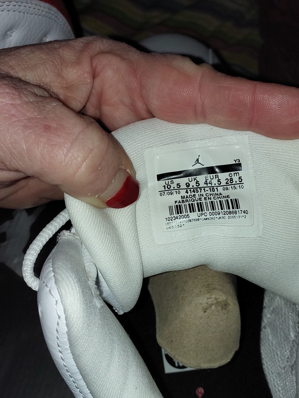 Nike Air Jordan 13 Retro White/Black Varsity Red CHICAGO 2010 - Picture 10 of 16